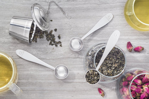 Apace Living Tea Scoop, Set of 3 Stainless Steel Measuring Spoons for Tea, Coffee, More