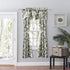 Ellis Curtain Madison Floral Lined Scallop Valance, 58" x 15", Blue