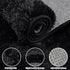 5x8 Area Rugs for Living Room: Soft Fluffy Shag Black Rugs for Bedroom, Non Slip Large Fuzzy Plush Rug Indoor Floor