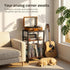 Stand,3-Tier 120 Albums,28" Record Player Record Player Table with U-Shaped Vinyl Storage Up to H End Table Turntable