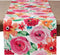 SARO LIFESTYLE Santa Monica Floral Table Runner - Multi, 16"x72"