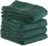 DII Basic Terry Collection Waffle Dishtowel Set, Solid Dark Green, 15x26, 4 Piece