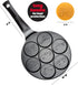 Car & Truck Mini Pancake Pan, Make 7 Unique Flapjack Cars, Nonstick Griddle for Breakfast Fun & Easy Cleanup