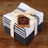 Set 8 12x12 Sticky Toffee Cotton Dishcloths of Gray and White Kitchen Towels in, Reusable and Absorbent Tea Towels