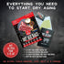 Artisan Meat LAB 5pcs. 8x12 (20x30 cm), 1-4 lb 0.5-2 Dry Age Bag for Beef Steak. Easily Create Delicious DIY Aged Meat.
