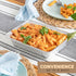PLASTICPRO 10 Pack Aluminum Pans 6.5'' x 9" Disposable Pans with Covers Heavy Duty 2.25 lb Foil Pans for Baking and Cooking by PLASTICPRO