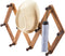 MyGift 10 Hook Burnt Wood Wall Mounted Expandable Accordion Peg Coat Rack for Entryway or Garage