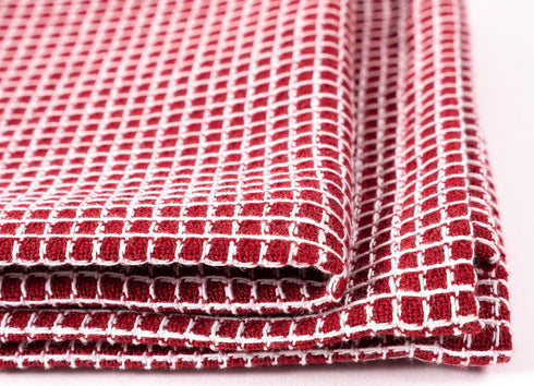 KAF Home Kitchen Towels, Set of 4 Absorbent and Durable, 18 x 28 Inches, Perfect for Drying Dishes - Wine