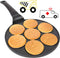Car & Truck Mini Pancake Pan, Make 7 Unique Flapjack Cars, Nonstick Griddle for Breakfast Fun & Easy Cleanup