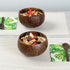 Restaurantware Coco Casa 21 Ounce Coconut Bowl, Reusable Handcrafted Bowl for Smoothies and Salads