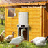 Anti-Pinch, 4 Automatic Chicken Coop Door Solar Powered with Timer, Light Sensor, Remote Control, Waterproof, Aluminum