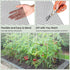 Landical 6 15.7 10 Rolls Plastic Chicken Wire Fencing Mesh in x ft Each Plastic Mesh Fence with Zip Ties Hexagonal