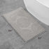 Jean Pierre New York Cotton StoneWash Medallion Bath Rug, 21x34 in., Grey
