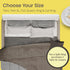 SafeRest 100% Waterproof King Size Mattress Protector, Fitted with Stretchable Pockets, Machine Washable Cotton
