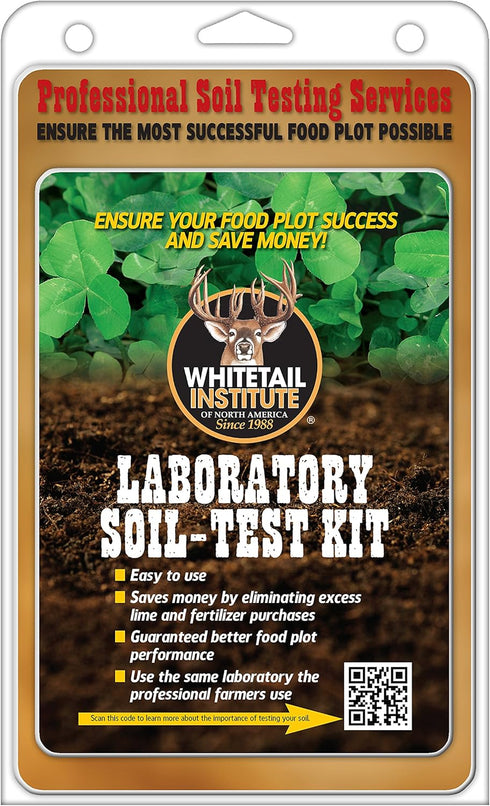 Whitetail Institute Laboratory Soil Test Kit for Successful Deer Food Plot, Professional Consultation Included