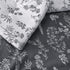 Bedsure Twin/Twin XL Comforter Set, Dark Grey Floral Bedding, 2 Pieces with Reversible Comforter and Pillow Sham