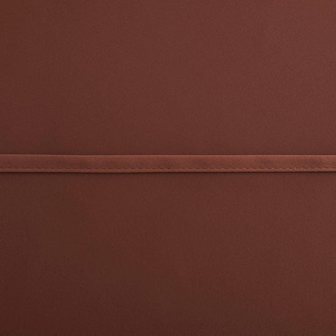 KOUFALL Fall Curtain Valances - Rustic Farmhouse Boho Western Curtains for Kitchen Windows, Terracotta Rust
