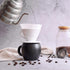 Ceramic Pour Over Coffee Dripper - Slow Brewing Accessories for Home, Cafe, Restaurants - 1 Cup Size, White