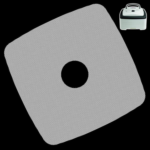 GUCUJI Pack of 5 Premium Non Stick Silicone Dehydrator Sheets for Nesco FD-80 and FD-80A Fruit Dryer Mesh