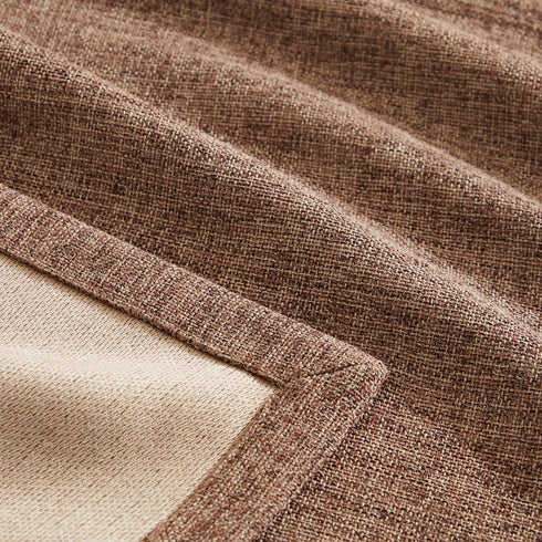 72 Inches 14x72 Inches, ZeeMart Burlap Style Farmhouse Table Runners Long, Brown Rustic Woven Coffee Table Runner