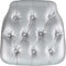 Flash Furniture Hard Silver Tufted Vinyl Chiavari Chair Cushion