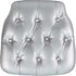 Flash Furniture Hard Silver Tufted Vinyl Chiavari Chair Cushion