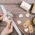 Kate Aspen Wooden Hearts for Guest Book, Set of 75 Wedding Guestbook Alternative Drop Box Hearts