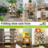 4-Tier Closet BMOSU Bamboo Small Shoe Rack Premium Stackable Shoe Shelf Storage Organizer for Hallway Living Room