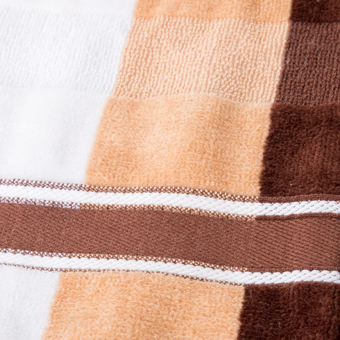 6 Set 525 100% 2 2 2 Set Lavish Home Piece Bathroom Towels - GSM Cotton Bathroom Accessories - Bath Sheets, Hand Cloths