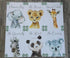 Set 6 (8x10) Baby Safari Animals for Girl or Boy Nursery Bedroom, of Unframed Wall Art Prints, Jungle Leaves Quote
