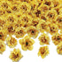 Syhood 100 Pieces Gold Artificial Roses Head Bulk, Small Silk Fake Rose Buds for Decoration and DIY Crafts