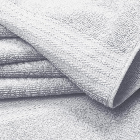 8 Set 100% 2 27x54, 2 16x28, 4 13x13 GLAMBURG Ultra Soft Piece Towel - Pure Ring Spun Cotton, Contains Oversized Bath