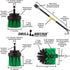 Kitchen Cleaning Supplies - Scrubber Set - Oven Cleaning Tools - Household Cleaning Supplies for Home