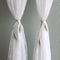 Valea Home 2 Pieces Creative Curtain Tiebacks Clips, European Style Custom Made Holders, Beige