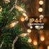 oopswow 100 Count Wire,23Feet Clear Christmas Lights White Incandescent Clear Mini Lights, Connectable Indoor Outdoor
