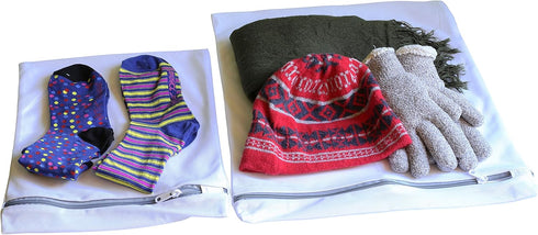 Simple Houseware Laundry Bra Lingerie Mesh Wash Bag, 2 Large & 3 Medium