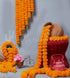 Marubhumi Long Strands Artificial Marigold Flower Garland for Diwali, Traditional Indian Decor & Home Decoration