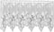 Heritage Lace Woodland Tier, 60x24, White