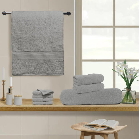 8 Set, 2 2 4 Softolle Luxury Piece Towel Bath Towels Hand Towels Washcloths, Towels for Bathroom, Home, Spa & Gym