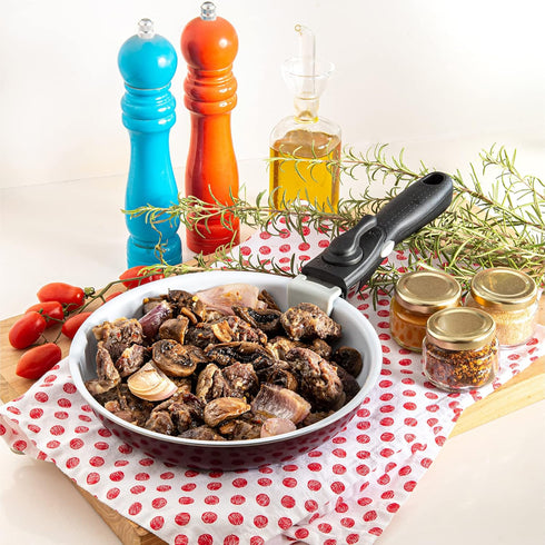 Moss & Stone Aluminum Pots And Pans Set Nonstick, Removable Handle Cookware, Stackable Pots And Pans Set, Dishwasher