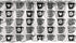 Lunarable Mid Century Modern Window Valance - Repeating Pattern with Various Motifs on Coffee Cups Print - Curtain