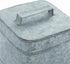 Deco 79 Decorative Canisters Set of 2, 8" & 7"H, Silver Metal Decorative Containers Keepsake Boxes