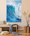 Lunarable Ocean Tapestry King Size, Sea Storm with Swirling Wave Print, Wall Hanging Bed Cover