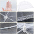 (6 Pack) ESFUN Food Net Covers for Outside, 17"x 17" Large Outdoor Mesh Screen Tents for Picnics