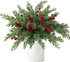 Sggvecsy 45 Pcs Artificial Pine Branches Fake Evergreen Norfolk Pine Picks Artificial