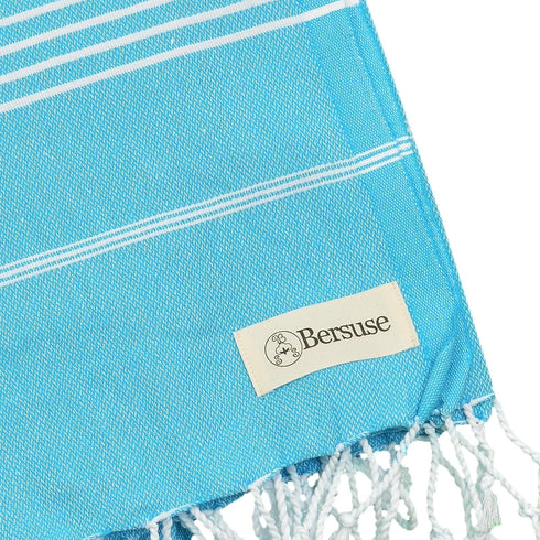 Bersuse Towels Anatolia XL Beach Blanket, Turkish Towel, 100% Cotton, Extra-Large Quick-Dry Lightweight, 61x82 Inches,