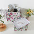 Soul & Lane Decorative Cardboard Storage Boxes, Floral Luxe Set of 3, Nesting Boxes with Lids for Keepsakes