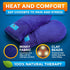 Microwave Safe Therapy Mittens with Flax Seeds for Moist Heat Therapy Relief for Hands, Stiff Joints, Inflammation