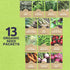Pack 13 Packs 2026 Organic Cool Weather Spring & Fall Seeds Variety - Individual - Season - Carrots, Beets, Spinach