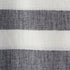 100% Cotton Decorative Turkish Fouta Towel, Soft & Absorbent with Twisted Fringe - Black Stripe